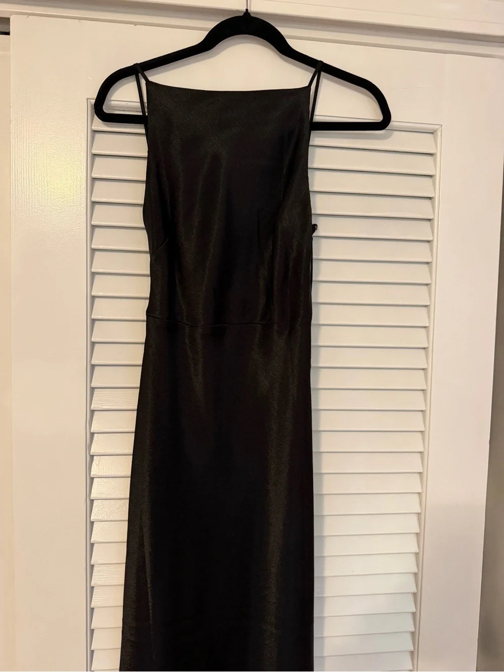 Abercrombie & Fitch Black Boatneck Maxi Dress